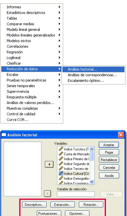 cuadro de diálogo (recuadro rojo).