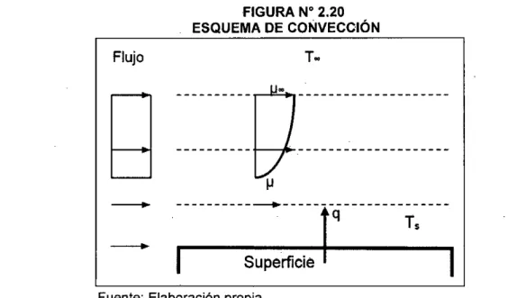 FIGURA N° 2.20  ESQUEMA DE CONVECCIÓN 