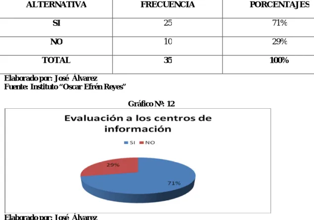 Gráfico Nº: 12 
