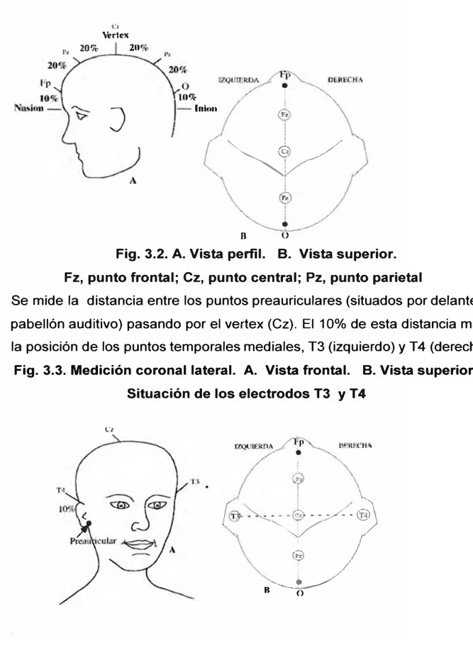 Fig. 3.2. A. Vista peñil.  B.  Vista superior. 