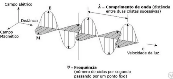 Figura 1: Radiação Eletromagnética. 