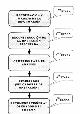 Fig. 4.1  Esquema de la Metodología para la Evaluación Diaria 