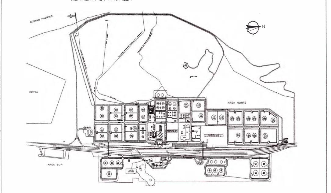 Fig. 1.1  Mapa Ubicación de la Refinería La Pampilla 