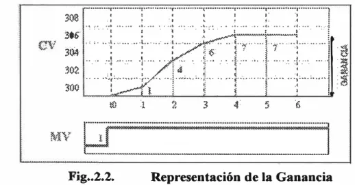 Fig .. 2.2.  Representación de la Ganancia 