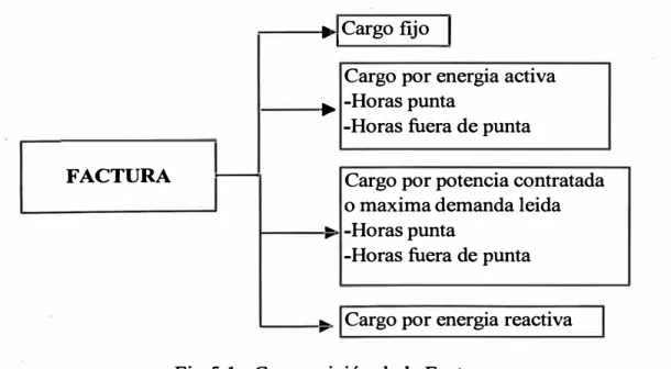 Fig 5.1  Composición de la Factura