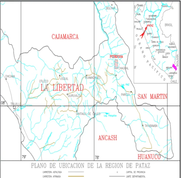 FIGURA 1 : UBICACIÓN Y ACCES0 