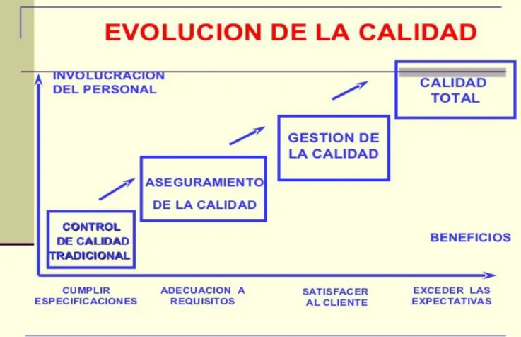 Cuadro 11: Evolución de la calidad  Fuente: internet 