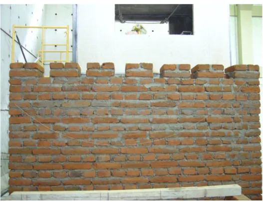Fig. 4.5 Espacios intercalados libres de ladrillo 