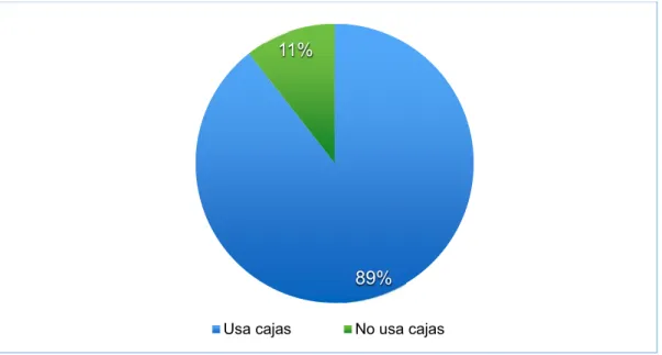 Figura 18.  Uso de cajas 