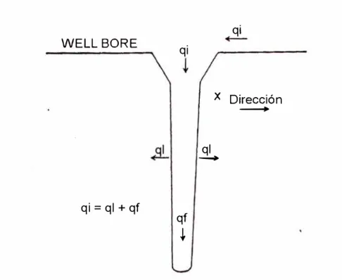 Fig. 2.1  Modelo lineal de  Pérdida de  Fluido 