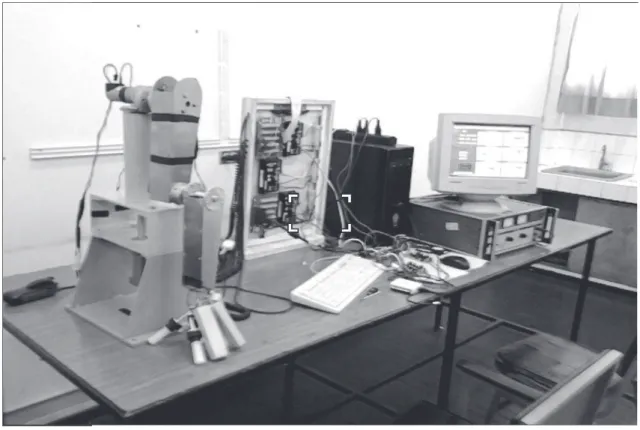 Figura 5.3: Vista frontal de la implementaci ´on de Control Fraccional de 3 GDL.