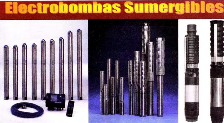 Gráfico 2.9 Series estándar de bombas sumergibles 