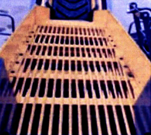 Fig.  2.5  Rejilla de barras fijas. 