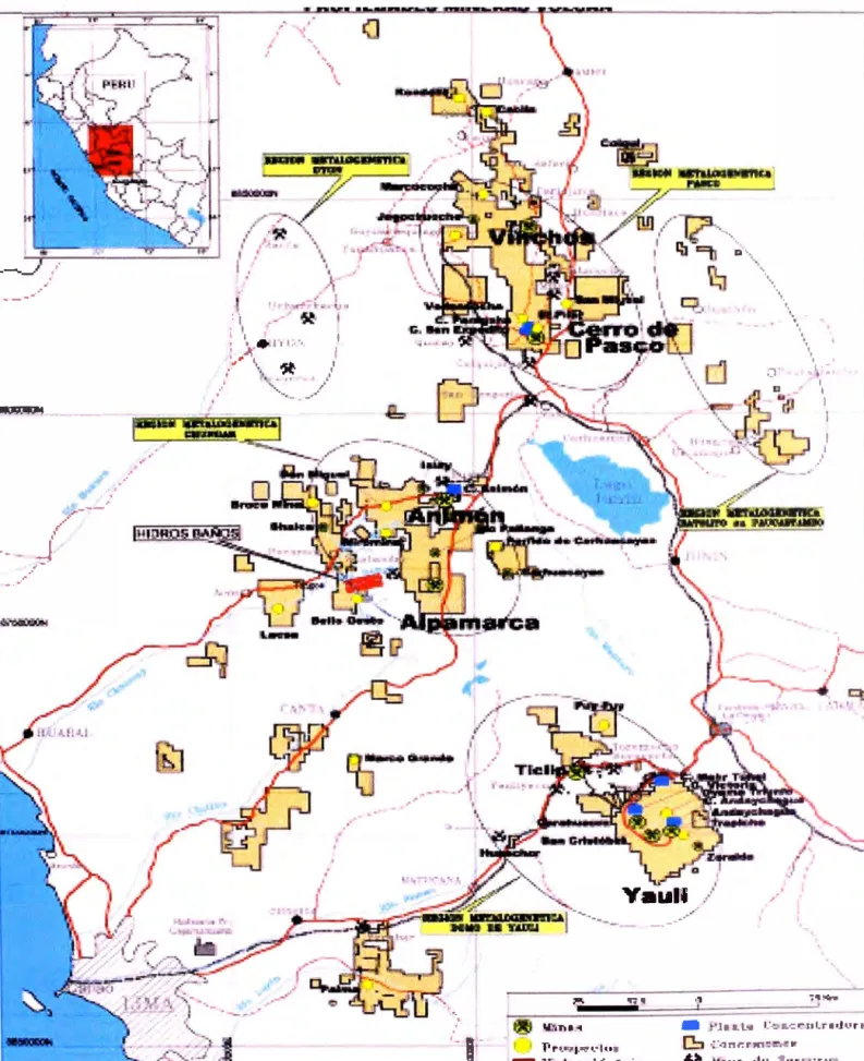 Figura 3.1  Mapa de ubicación Minera Alpamarca 