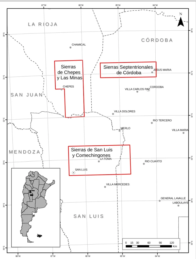 Figure 1 – Location of the project area 