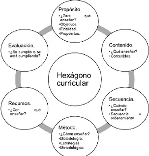 Figura 1. Hexágono curricular. 