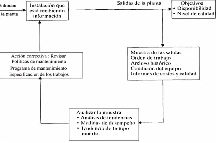 Figura N º  2.5:  Ciclo de control del mantenimiento 