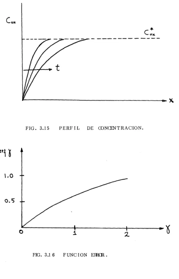 FIG.  3.15  P E R F I L   DE  CDNCENTRACION. 