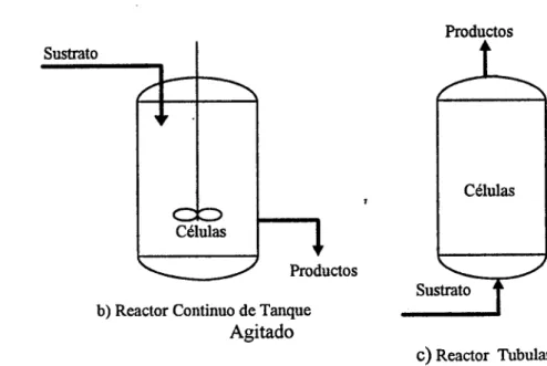 Fig.  1.2.  Configuraciones Generales  de Biorreactores 