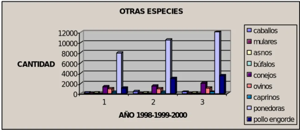 TABLA N° 12 OTRAS ESPECIES 