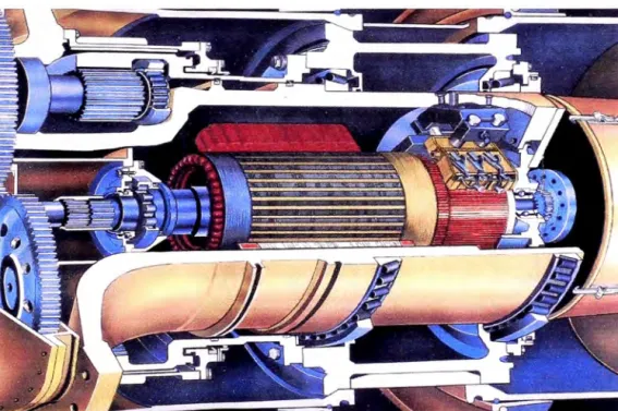 Fig. 2.21. Vista interna del motor de tracción. 