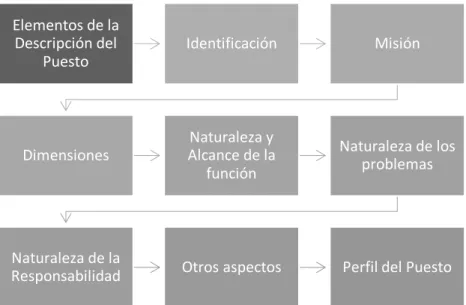 Figura 13. Elementos de la Descripción del Puesto 