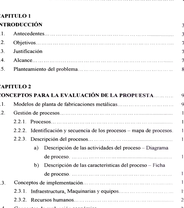 TABLA DE CONTENIDO  PROLOGO  . . . . . . . . . . . . . . . . . . . . . . . . . . . . 
