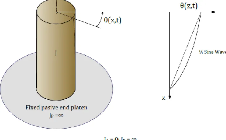 Figura 7 Montaje fijo-libre de columna resonante