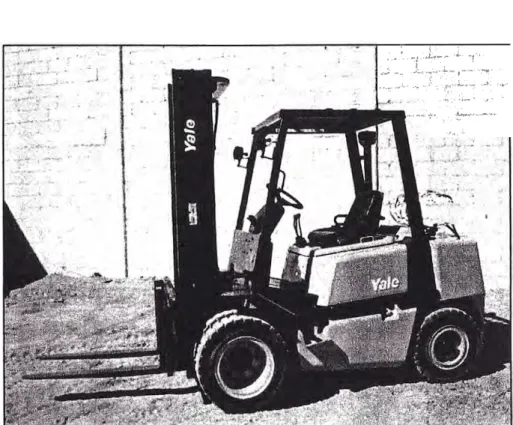 Fig. 3.3 Montacargas Yalé 4500 Kg. 