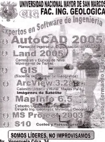 Fig  4:  Información sobre  los cursos 