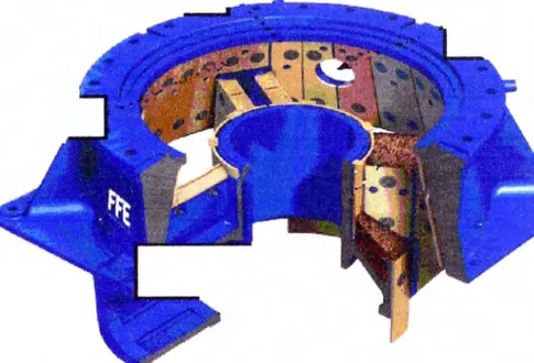 Figura No. 2-8:  Detalle 3D, Revestimiento Interior de  Cuerpo inferior. 