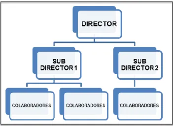 Figura 2.10 Organización Lineal  Elaborado: Francisco Díaz 