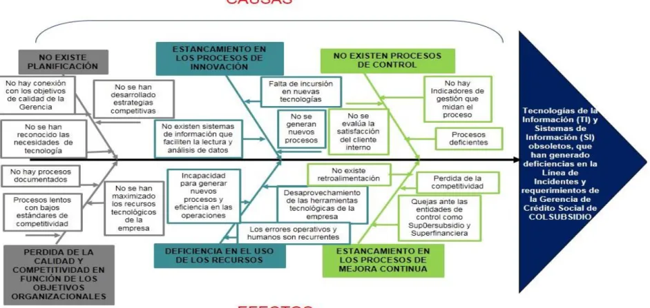 Figura 3. Matriz Causa –Efecto 