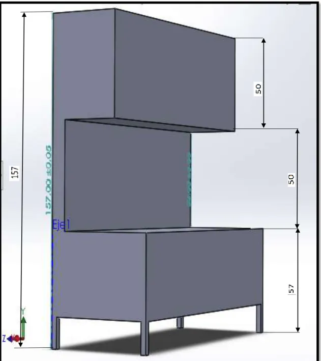 Figura 26. Diseño de Maqueta (Solid Works, 2019) 