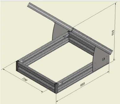 Figura 13. Diseño de la estructura mecánica