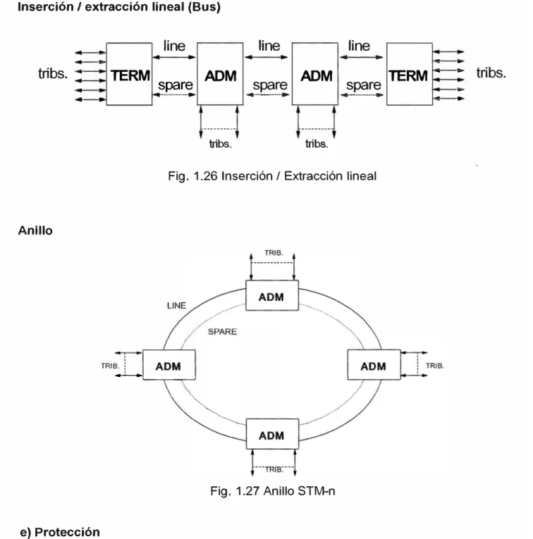 Fig. 1.26 Inserción/ Extracción lineal 