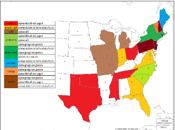 Figura 10: mapa de productos 