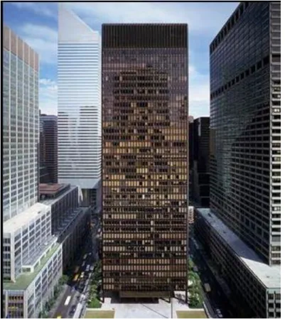 Figura 7. Edificio Seagram.  USA 1956-1958  Fuente: (Plataforma Arquitectura, 1958) 