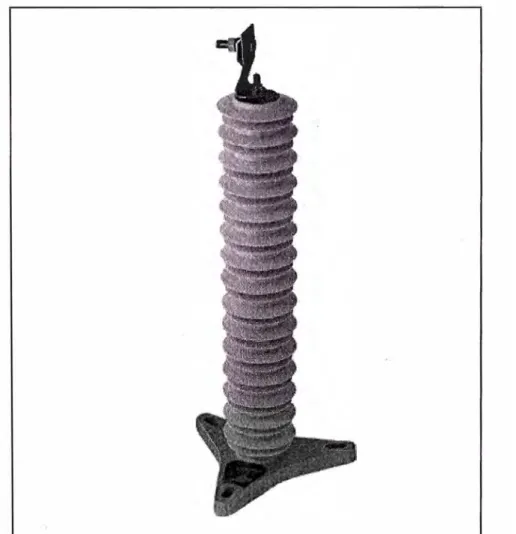 Figura 2.2 Pararrayo clase intermedia ( Cooper Power Systems) 