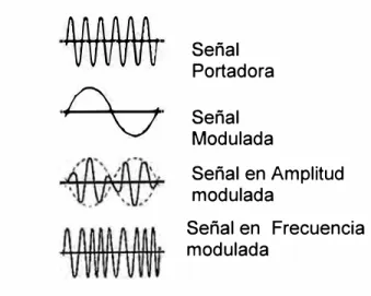 Figura 3.1  Modulación de la Senal 
