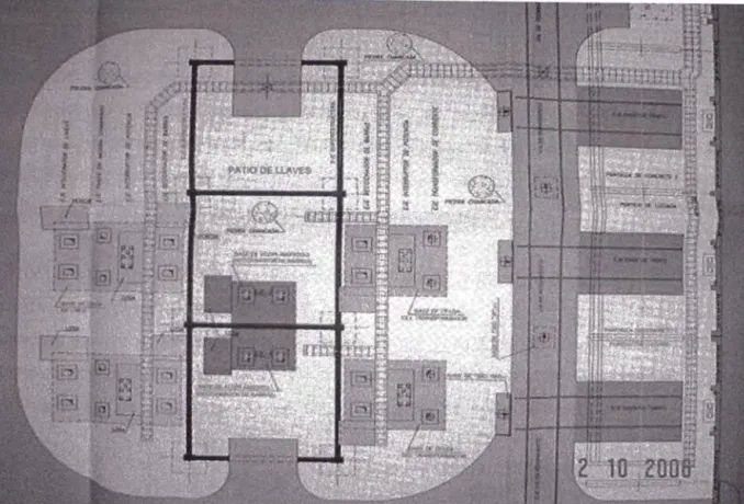 Fig. 3.3 Planta y  disposición de Centro de Transformación estandar. 