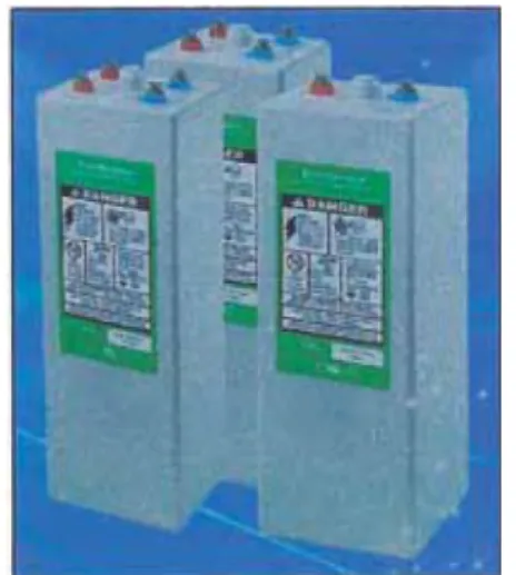 Figura 2-7.  Celdas de 2Vdc tipo OPzV.