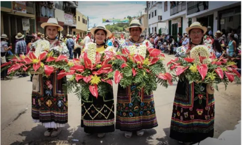 Ilustración 10 Desfile de las Flores. Fotografía de Jorge Pinzón Cadena. Vélez, 2015. 