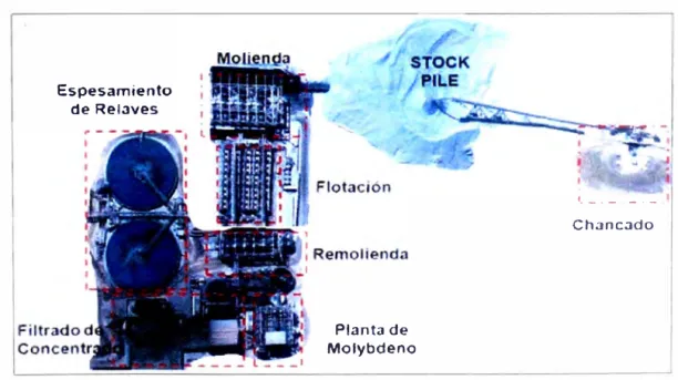 Figura 3.1  Layout de la  Planta Concentradora de 125 000 TMD 