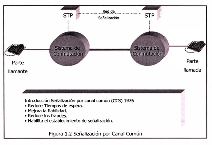 Figura 1.2 Señalización por Canal Común 