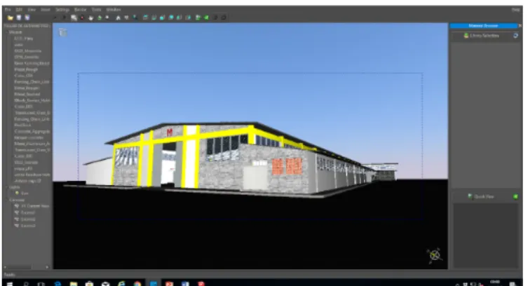 Fig. 11 – Vista integrada del mapa desarrollado en AutoCad  con Google Earth
