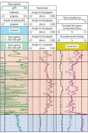 Figura 20: Registro Convencional en la formación Shale 22   