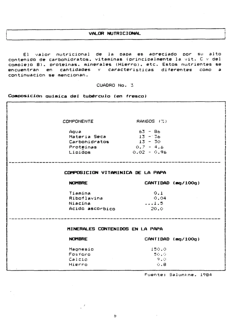 CUADRO  No.  5 