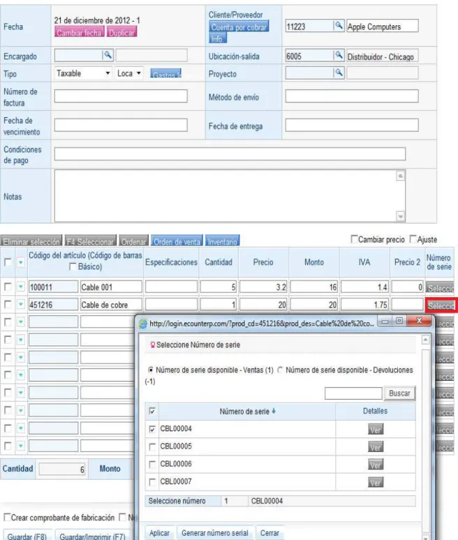 Figura 19. Vista de Ecount Software 