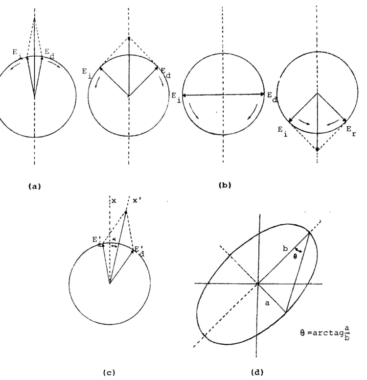 Fig.  2 al  Luz  plano  polarizada dividida  en  sus  dos  componentes  circularmente  polarizados  (derecho  e  izquierdo) 